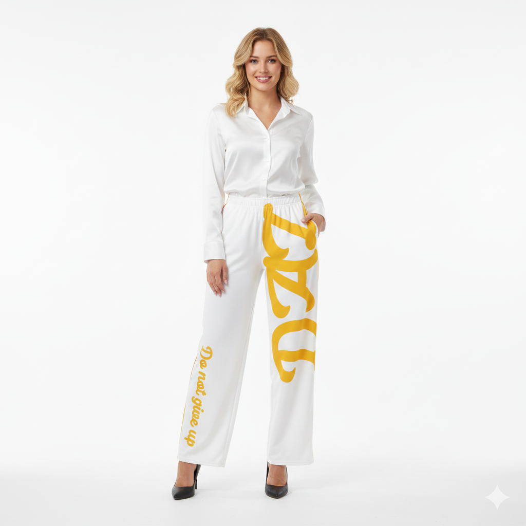 Pantalones anchos DAZ Art con estampado integral