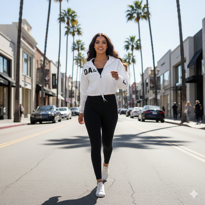 Cortavientos cropped DAZMond de mujer