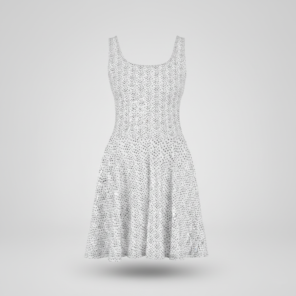 DAZMOND® Polka Aura Luxury Skater Dress