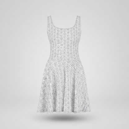 DAZMOND® Polka Aura Luxury Skater Dress