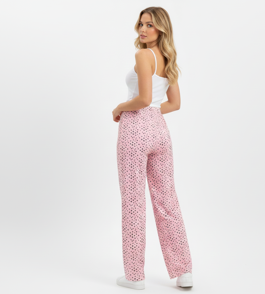 DAZMOND® "Aura Rose" Palazzo Lounge Pants