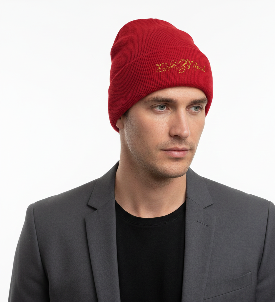 Gorro de punto de diseño DAZMond Luxury