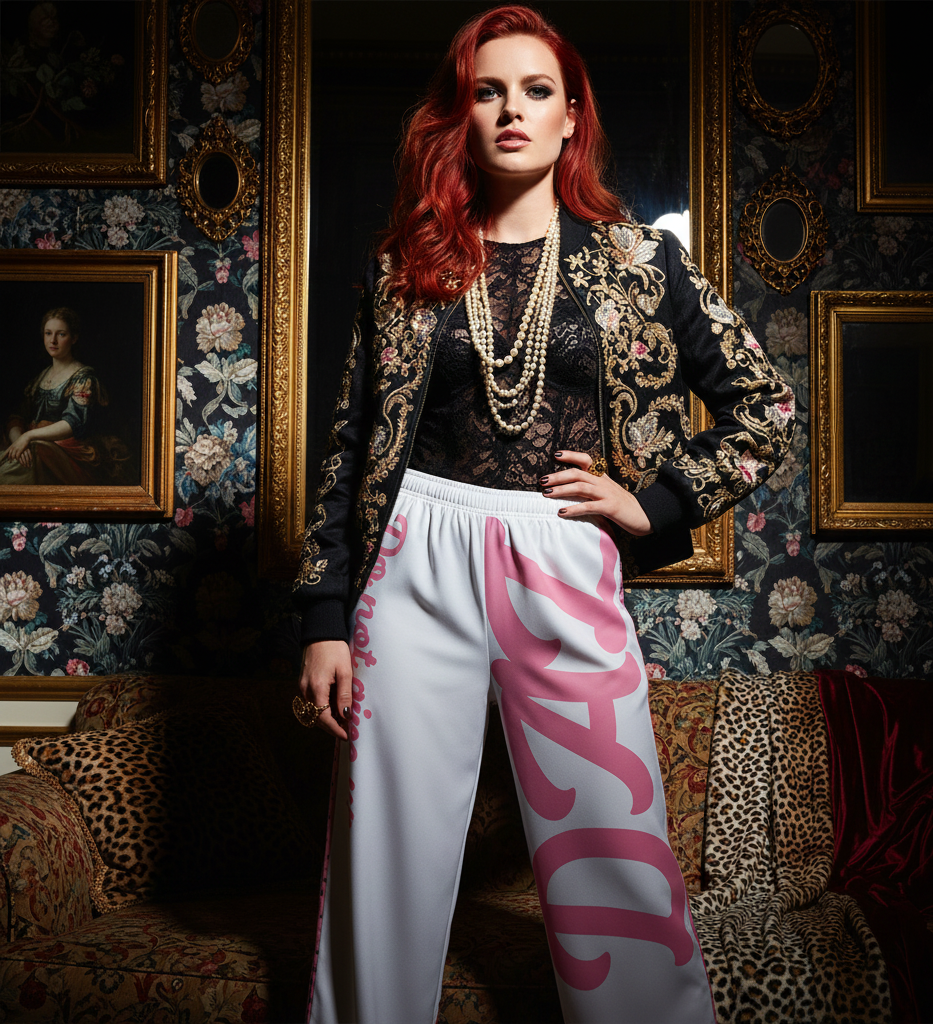 DAZMOND® "Aura Rose" Palazzo Lounge Pants