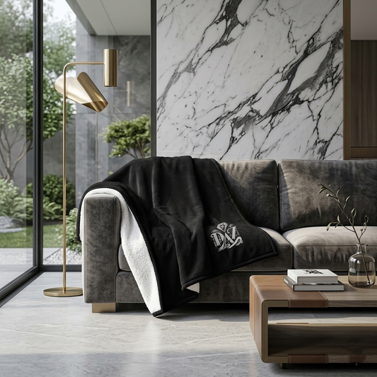 DAZMOND® "Sherpa Sanctuary" Premium Blanket
