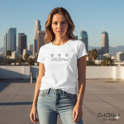 Camiseta DAZMond de cuello redondo para mujer