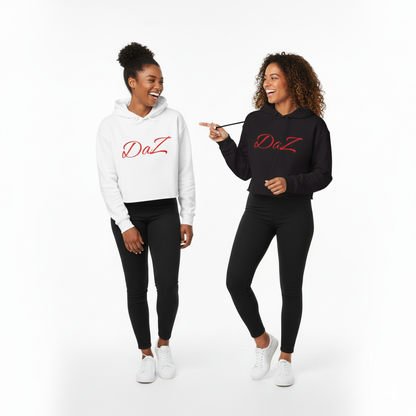 Sudadera DaZ corta con capucha para mujer