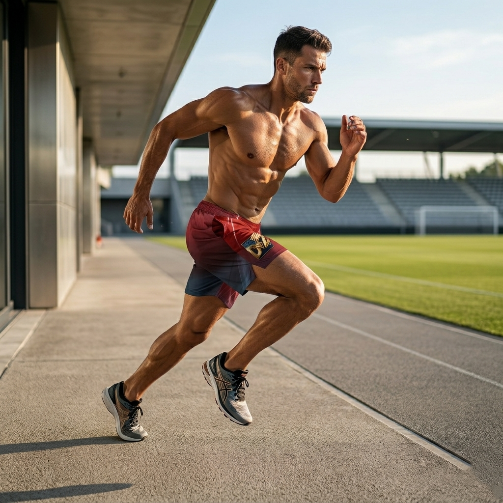 DAZMOND® "Omni-Sport" Recycled Athletic Shorts