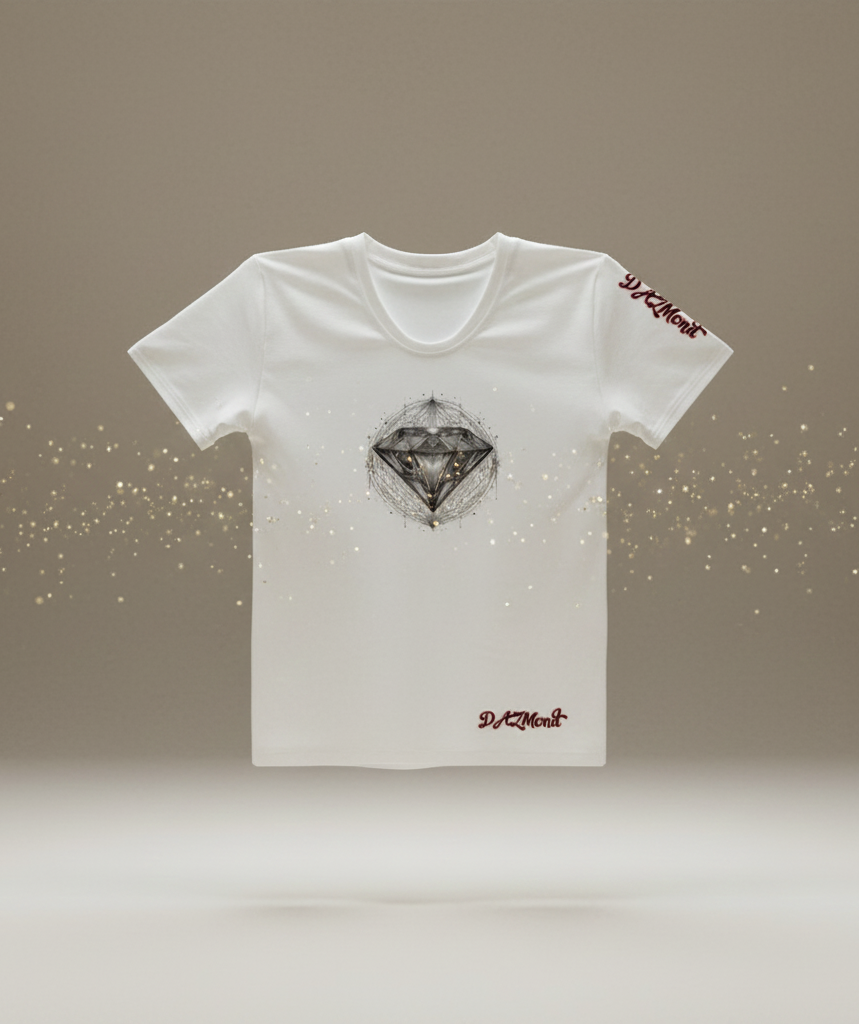 Camiseta de algodón DAZMond Luxury para mujer