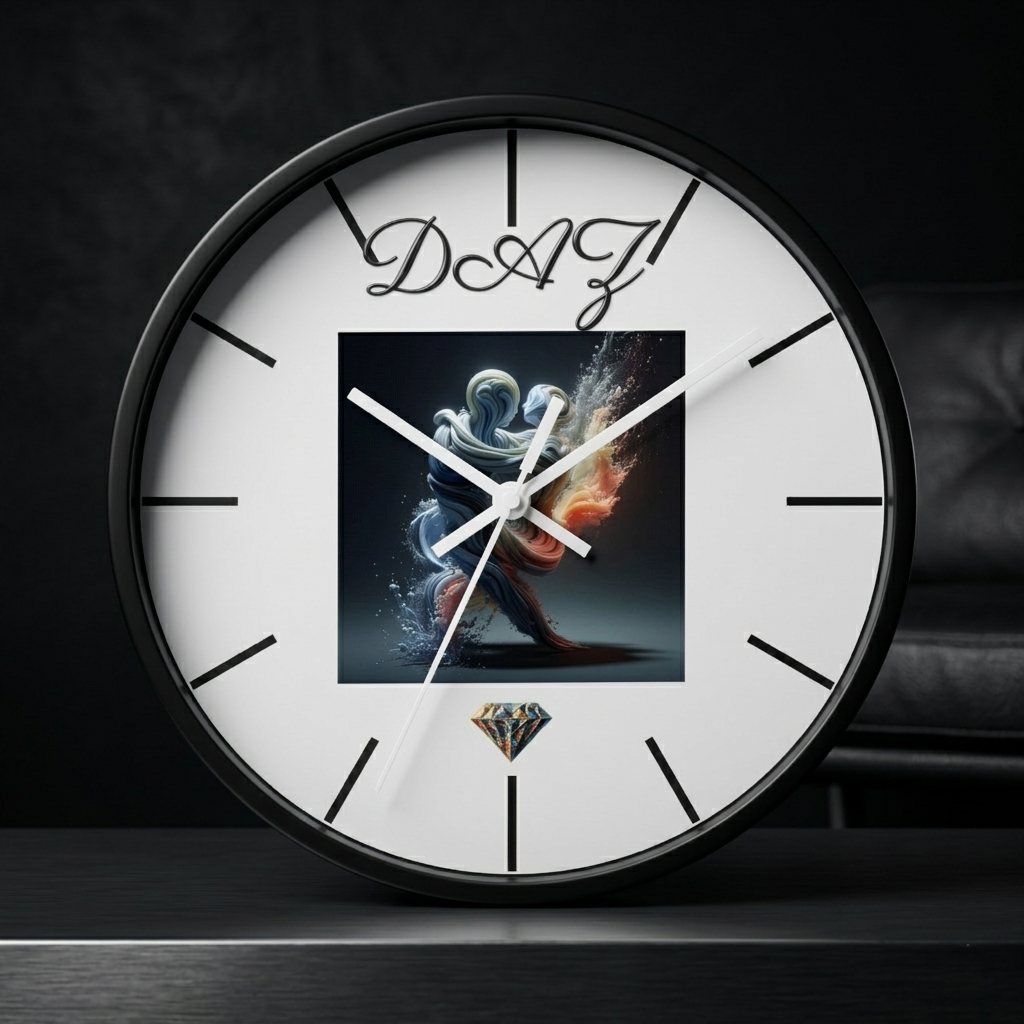 DAZMOND® Art "Primal Unity" Wall Clock