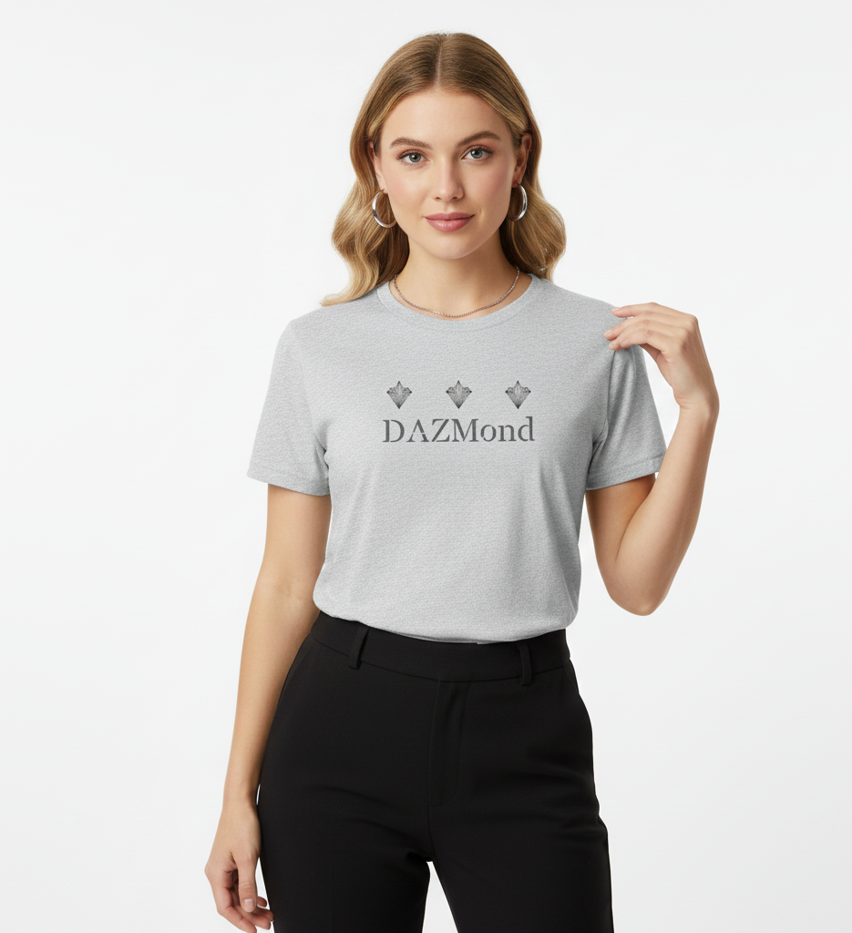 Camisetas DAZMond de cuello redondo para mujer