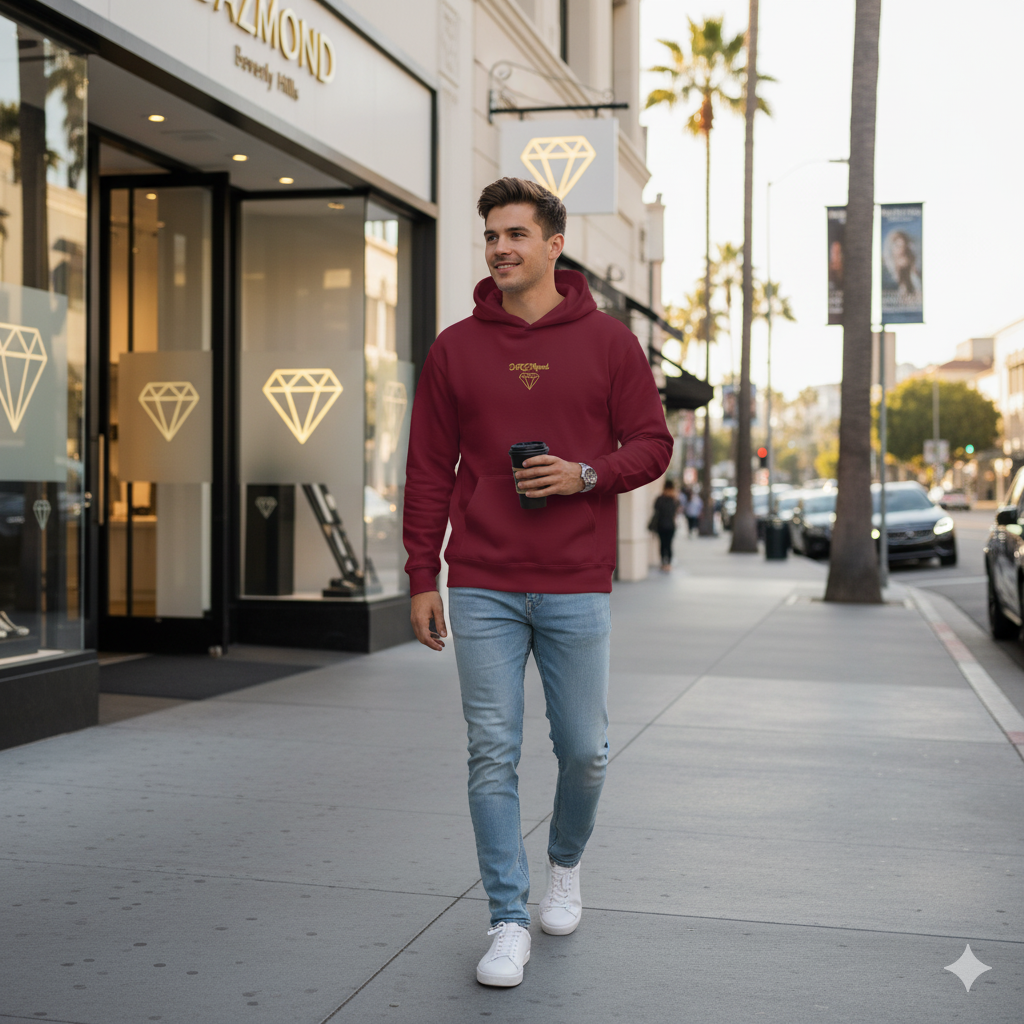 Sudadera DAZMond Luxury con capucha gruesa oversize