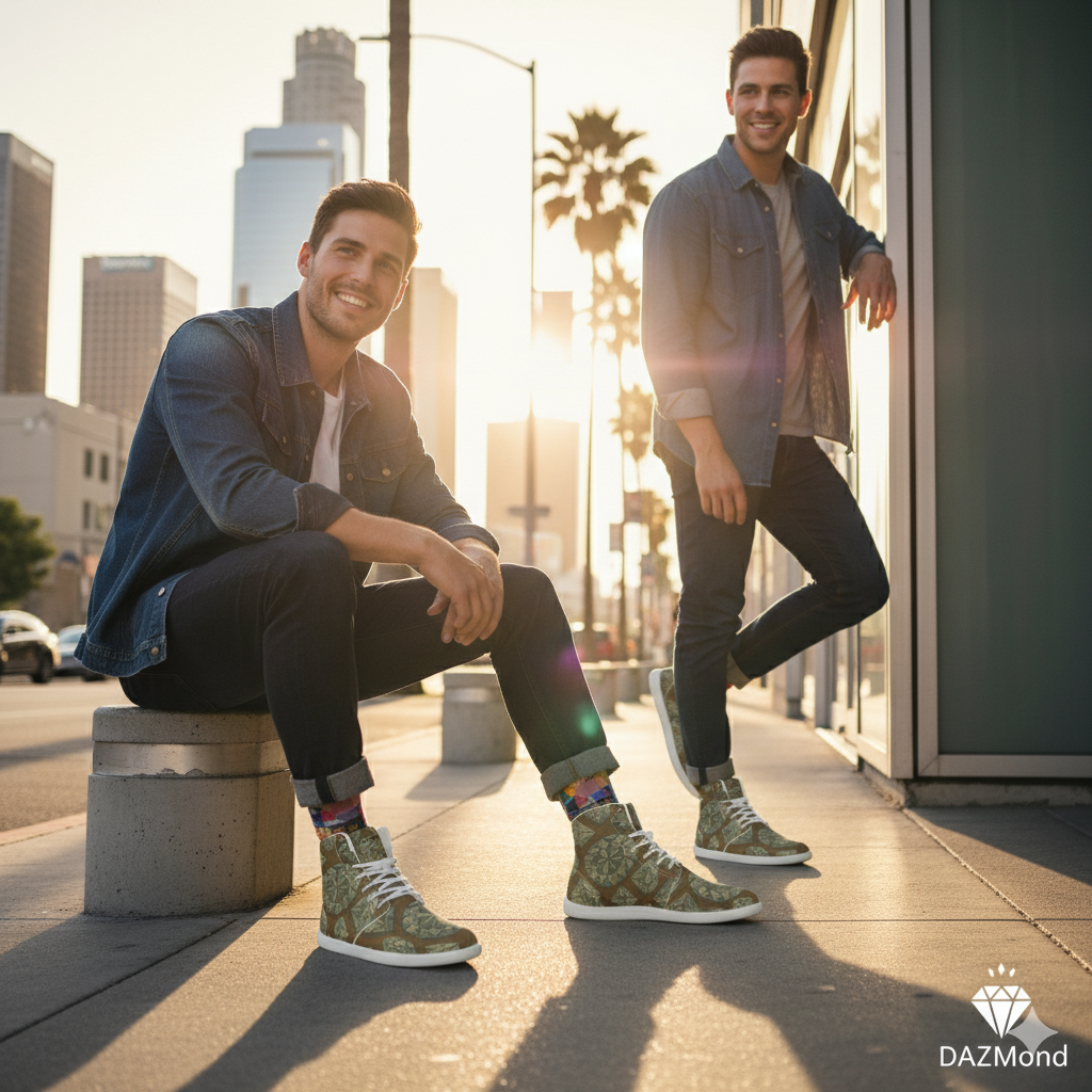 Zapatillas de caña alta DAZMond Art