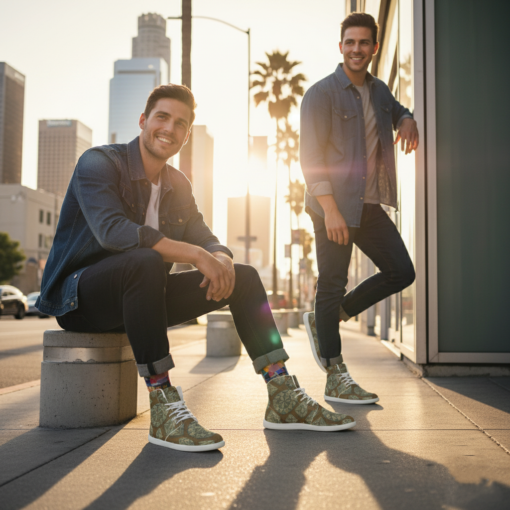 Zapatillas de caña alta DAZMond Art