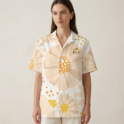 DAZMOND "Bloom d’Ivoire" Resort Shirt