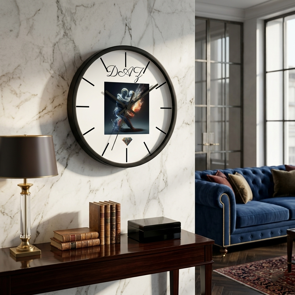 DAZMOND® Art "Primal Unity" Wall Clock