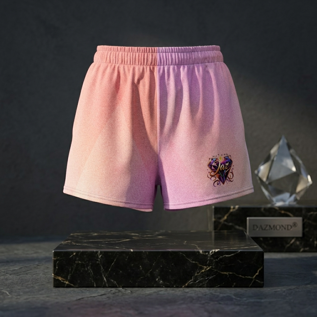 DAZMOND® "Sunset Gradient" Art Sport Shorts