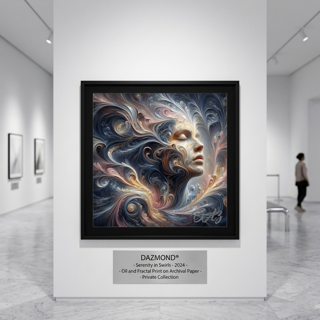 DAZMOND® Art "The Soul’s Awakening" Framed Poster