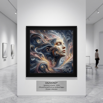 DAZMOND® Art "The Soul’s Awakening" Framed Poster