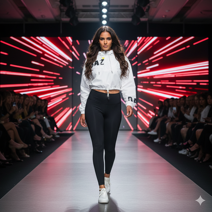 Cortavientos cropped DAZMond de mujer