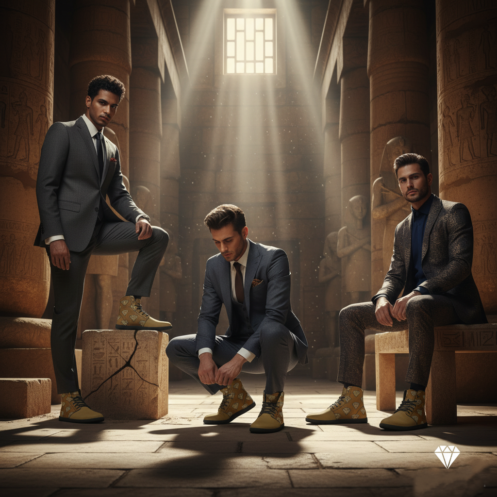 DAZMond Luxury Art High-Top Sneakers