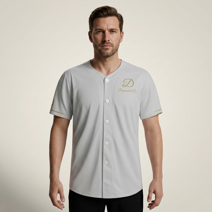 DAZMOND® "Platinum Classic" Short Sleeve Baseball Jersey