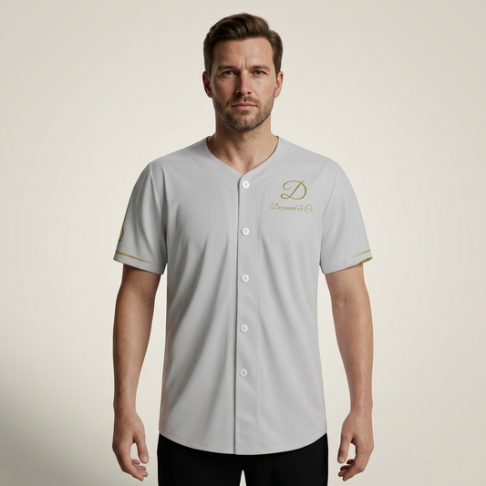 DAZMOND® "Platinum Classic" Short Sleeve Baseball Jersey