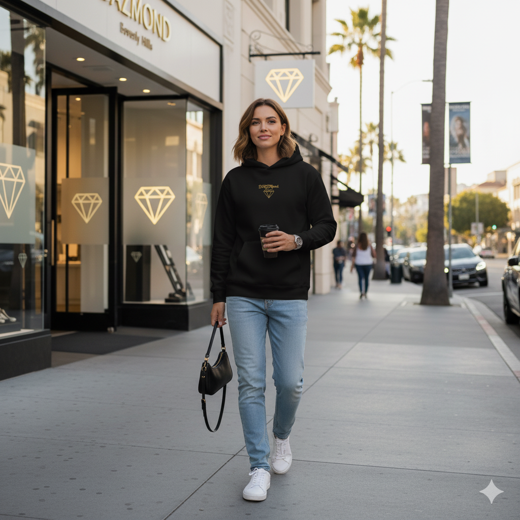 Sudadera DAZMond Luxury con capucha gruesa oversize