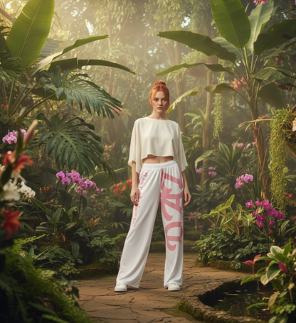 DAZMOND® "Aura Rose" Palazzo Lounge Pants