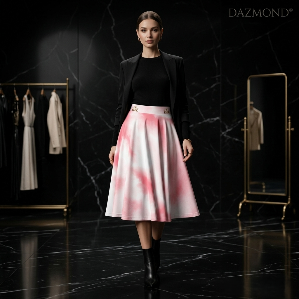 DAZMOND® "Nebula Dream" Skater Skirt
