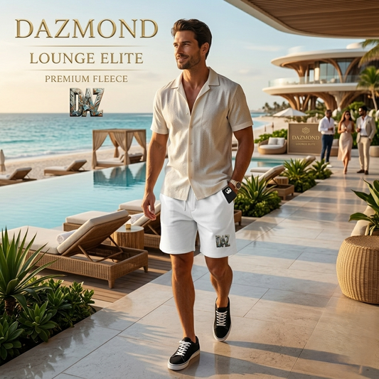DAZMOND® "Lounge Elite" Premium Fleece Shorts