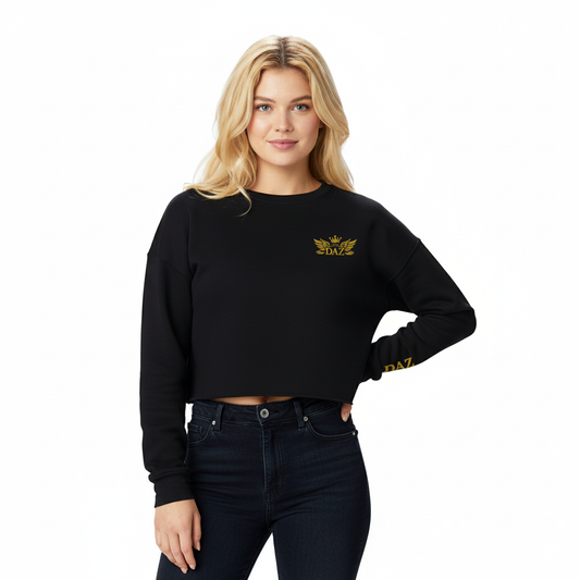 DAZ & Bella collaboration cropped sweatshirt + Canvas 7503