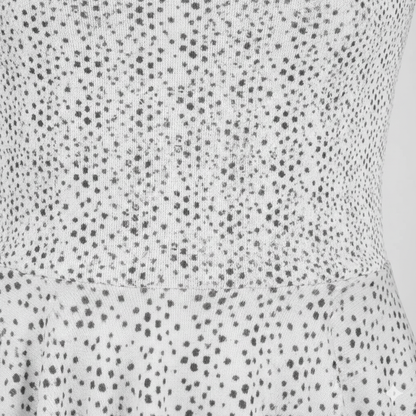 DAZMond Luxury Polka Dot Skater Dress