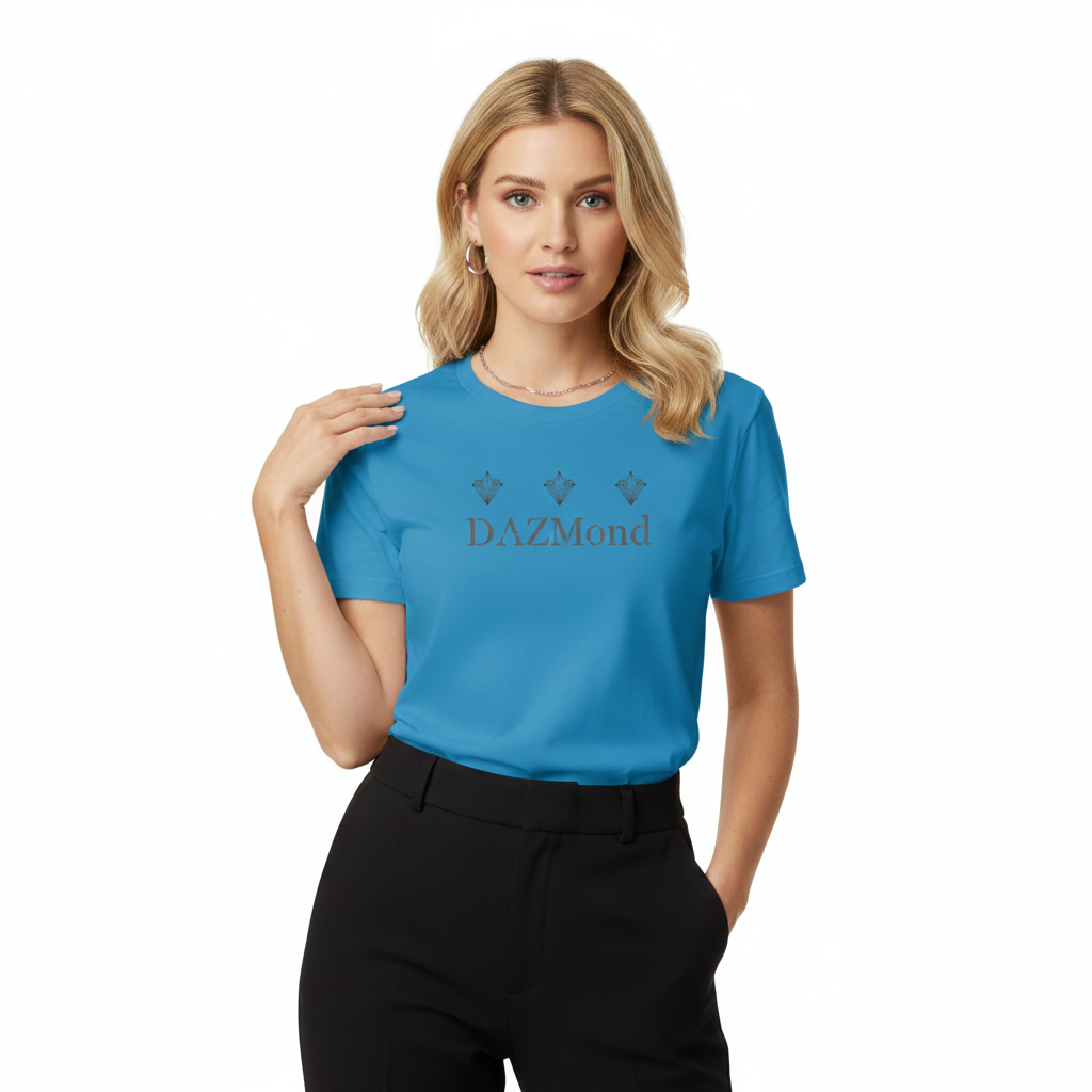 Camisetas DAZMond de cuello redondo para mujer