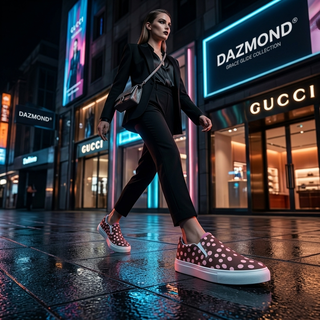 DAZMOND® "Grace Glide" Slip-On Canvas (Women's)