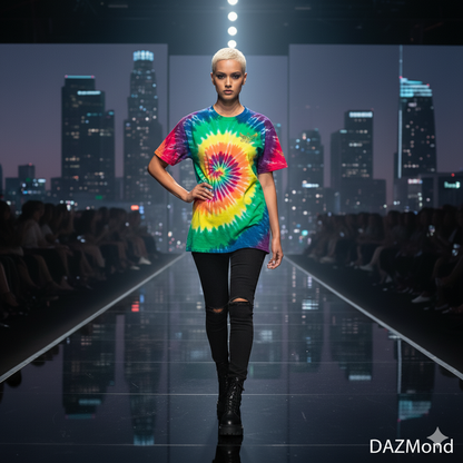 Camiseta oversize tie-dye DAZ Art