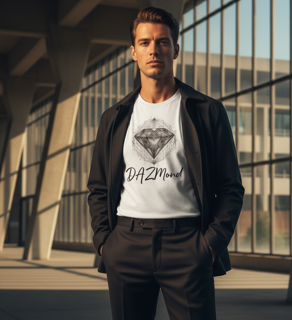 DAZMond Luxury Men's Cotton T-Shirt
