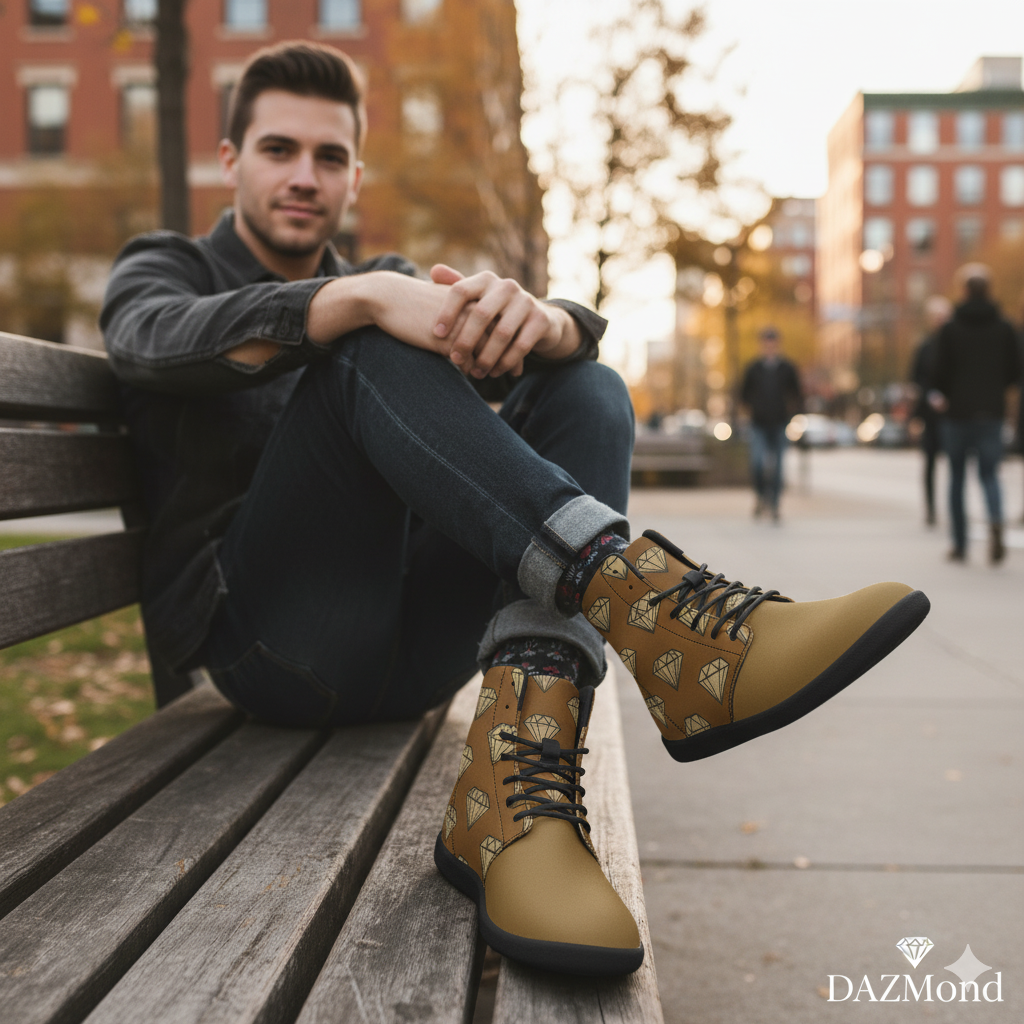 Zapatillas de caña alta DAZMond Luxury Art