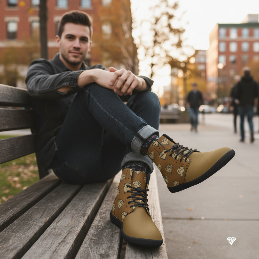 DAZMond Luxury Art High-Top Sneakers