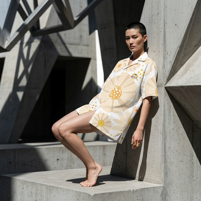 DAZMOND "Bloom d’Ivoire" Resort Shirt