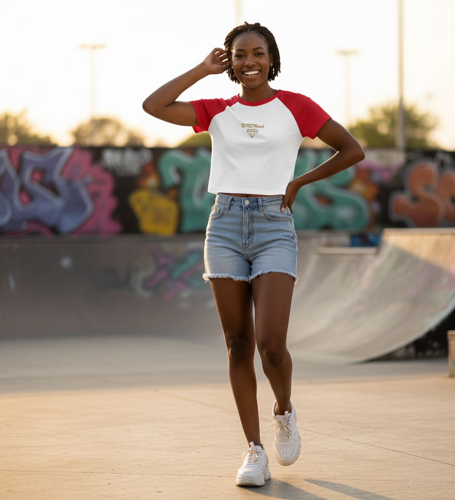 Camiseta DAZ Luxury raglán de microcanalé para mujer