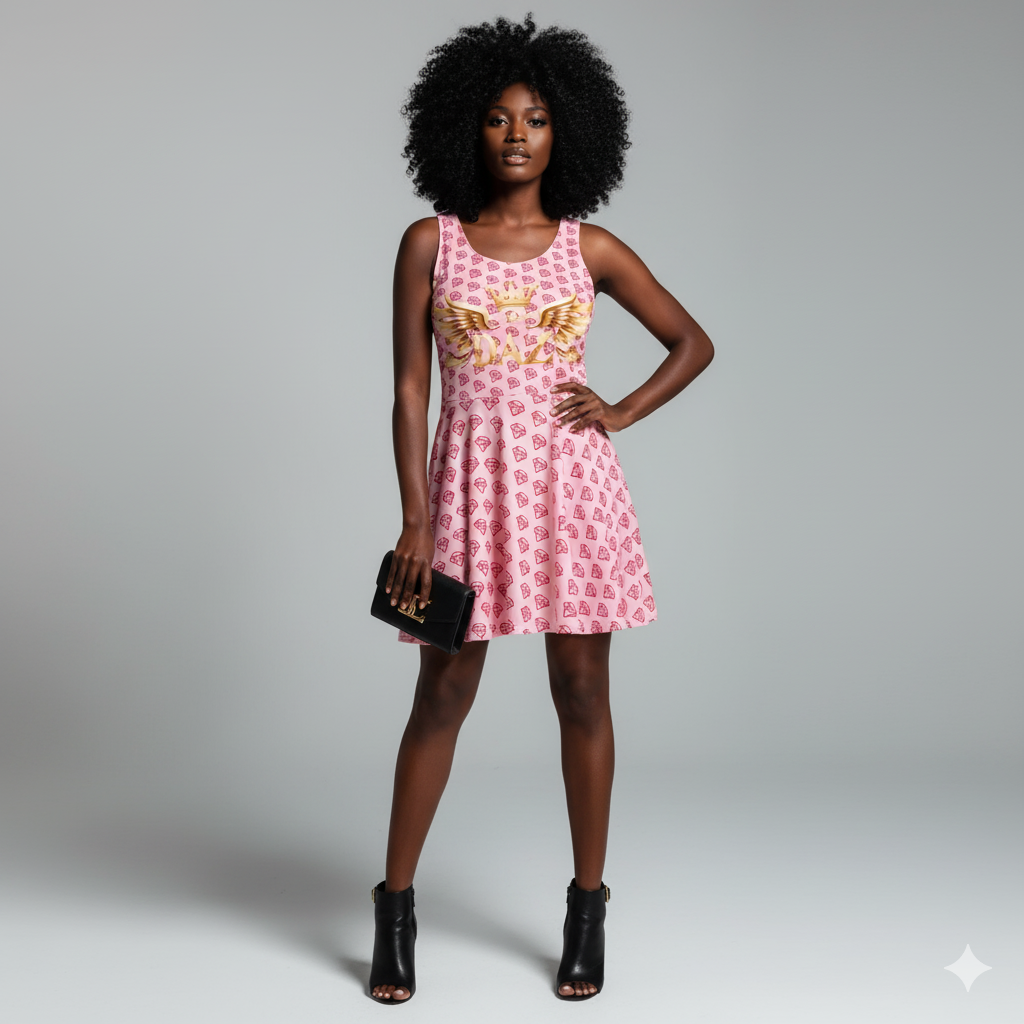 Vestido patinador DAZMond Art Luxury