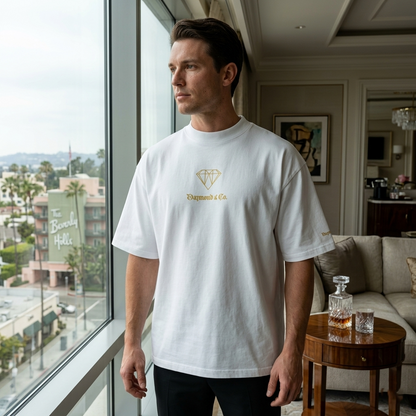 DAZMOND & Co.® "Blaster 2.0" Organic Oversized High-Neck Tee