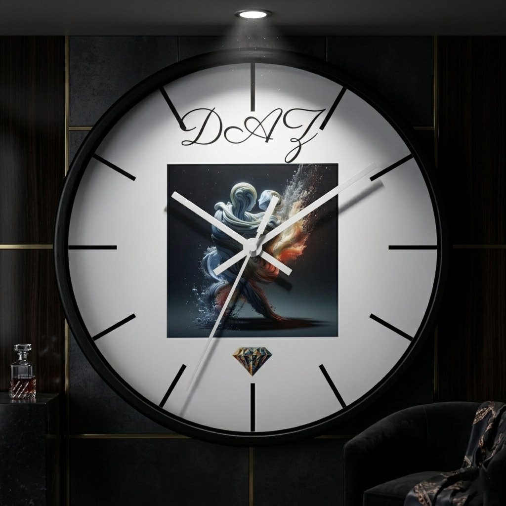DAZMOND® Art "Primal Unity" Wall Clock