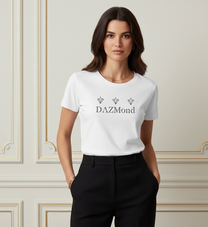 Camisetas DAZMond de cuello redondo para mujer