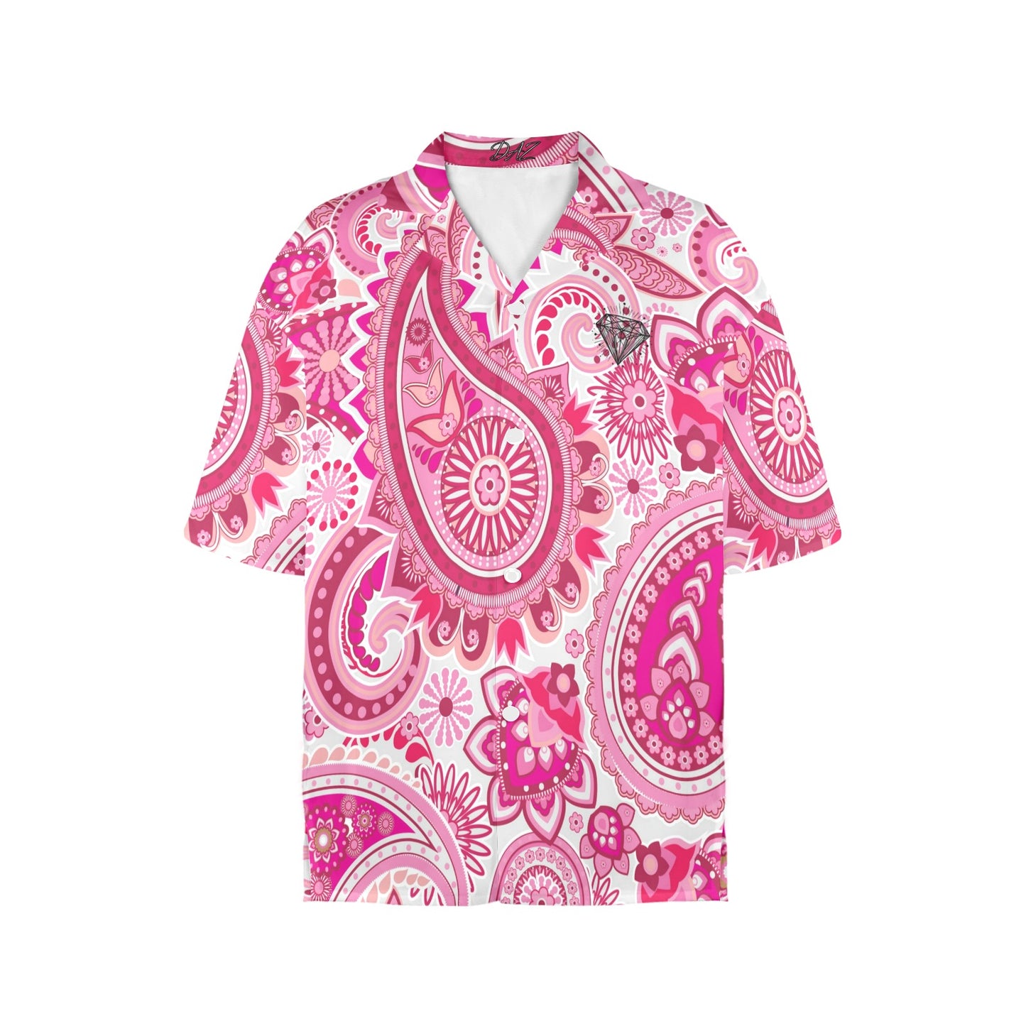 Camisa Hawaiana DAZ Luxury para Mujer (Hecha en Queens)