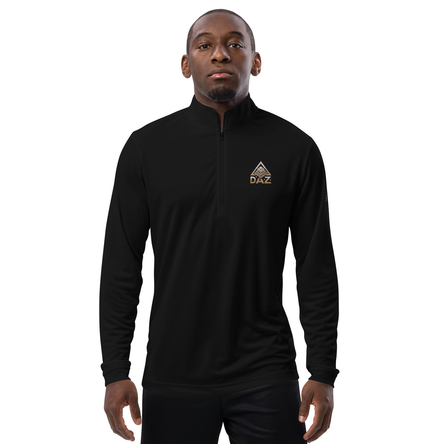 Camiseta DAZ Hombre con cremallera de un cuarto + Adidas