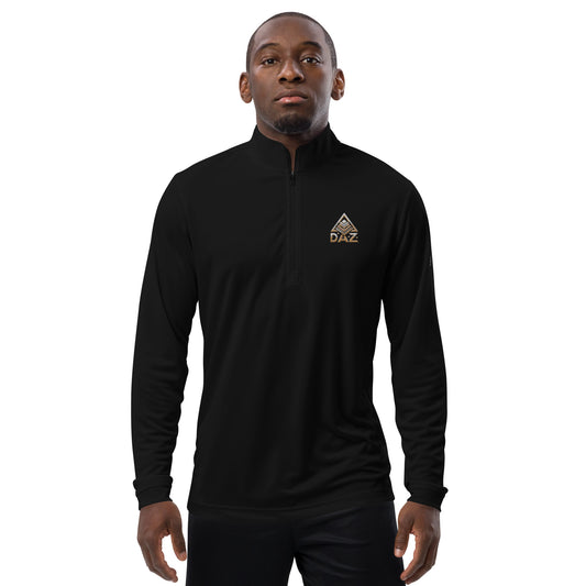 Camiseta DAZ Hombre con cremallera de un cuarto + Adidas