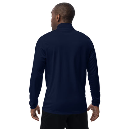 Camiseta DAZ Hombre con cremallera de un cuarto + Adidas