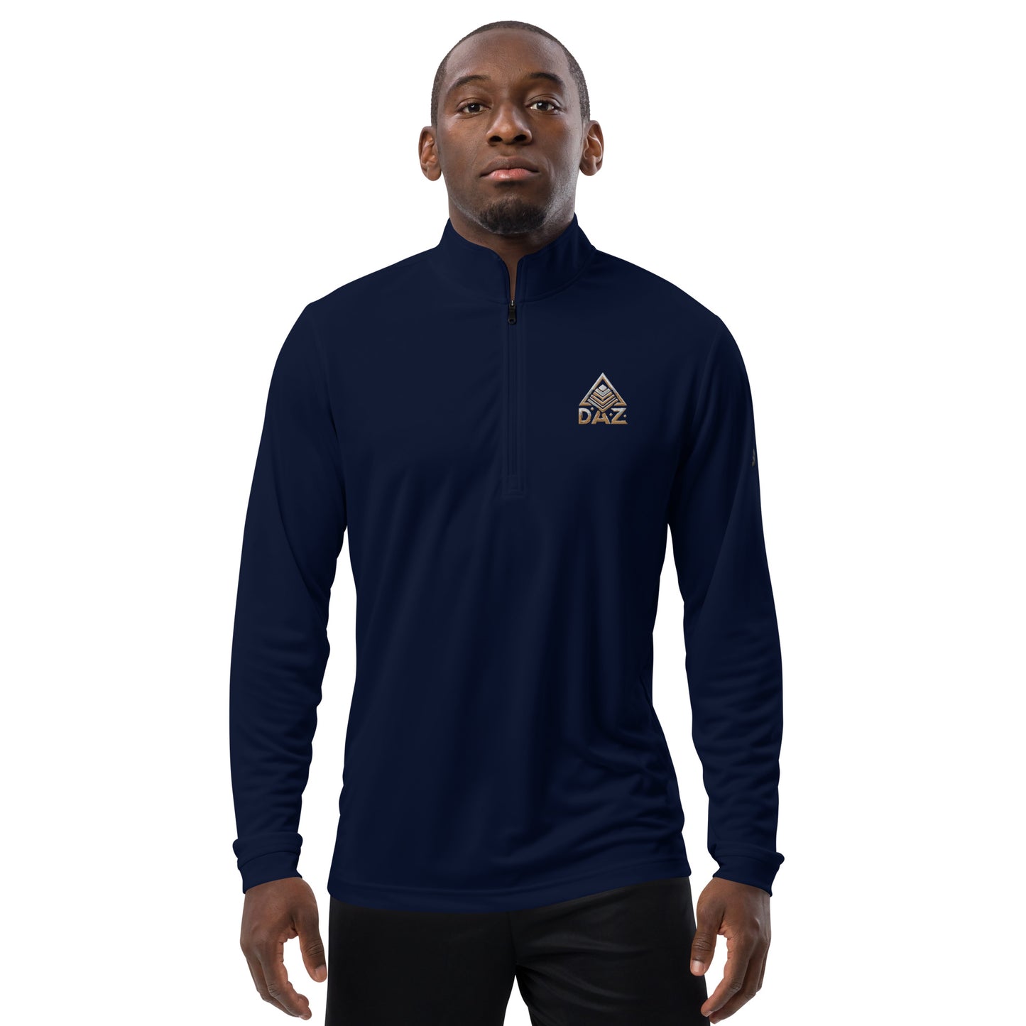 Camiseta DAZ Hombre con cremallera de un cuarto + Adidas