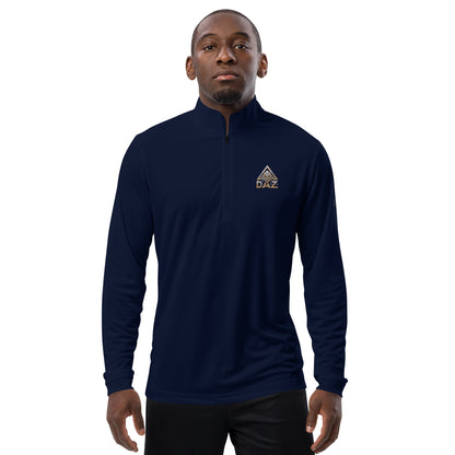 Camiseta DAZ Hombre con cremallera de un cuarto + Adidas